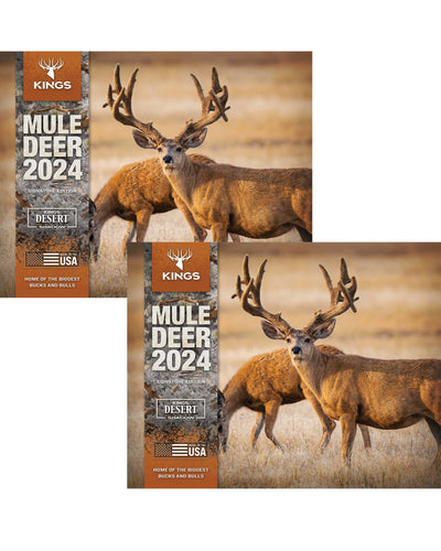2024 Kings Mule Deer Calendar TWIN PACK