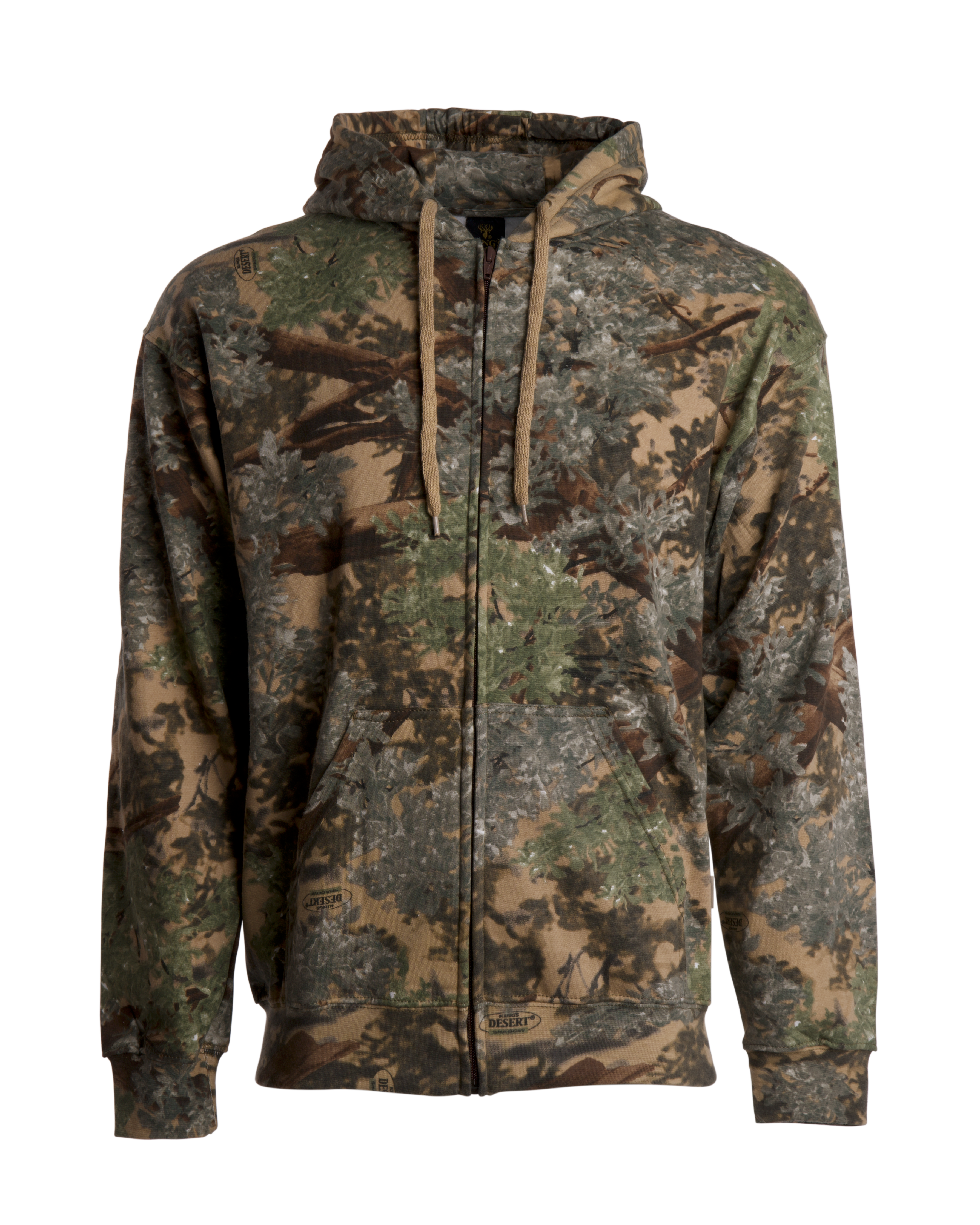 Classic Cotton Full Zip Hoodie King s Camo Kings Camo