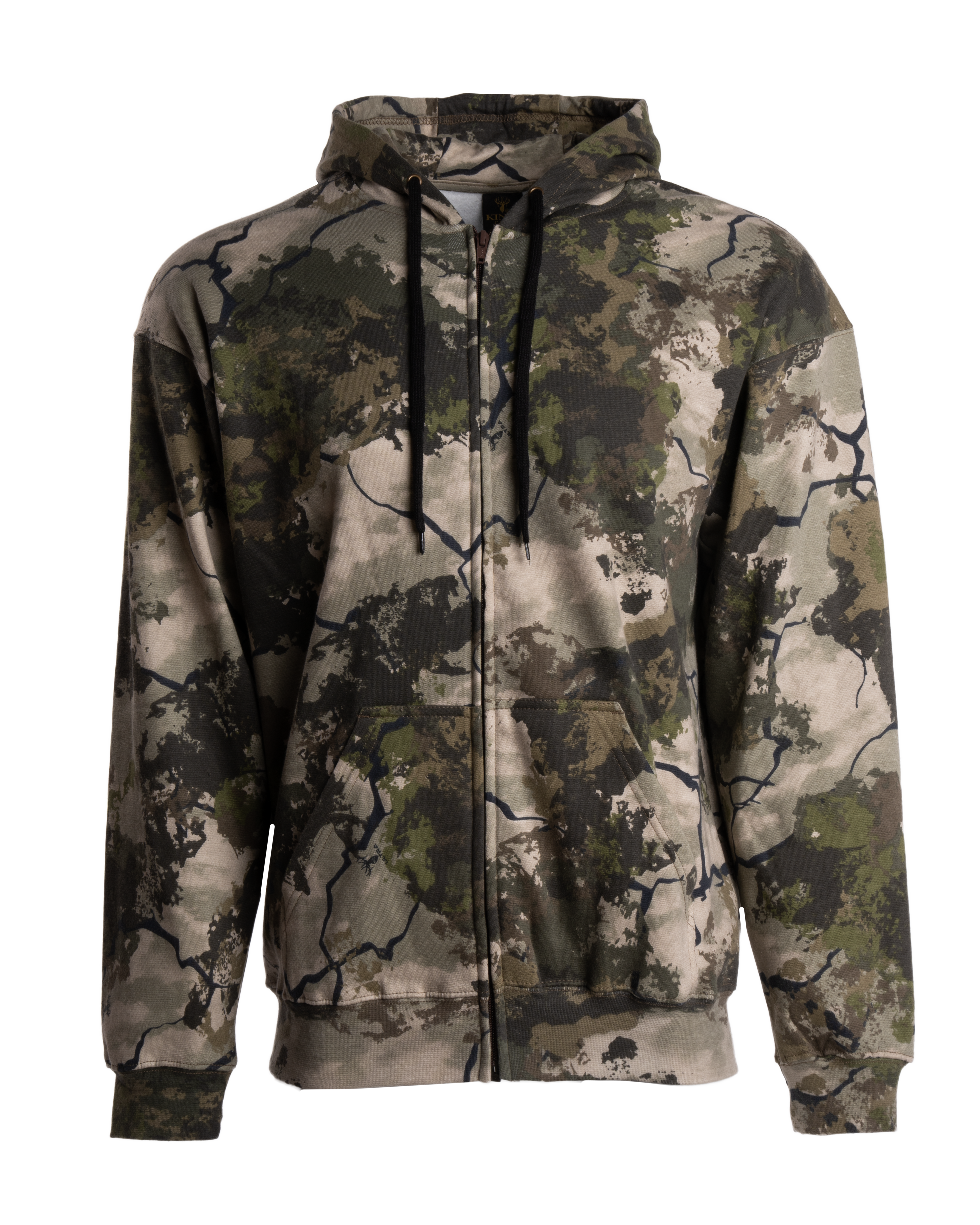 King's Camo Classic Cotton Full-Zip Hoodie KC Ultra