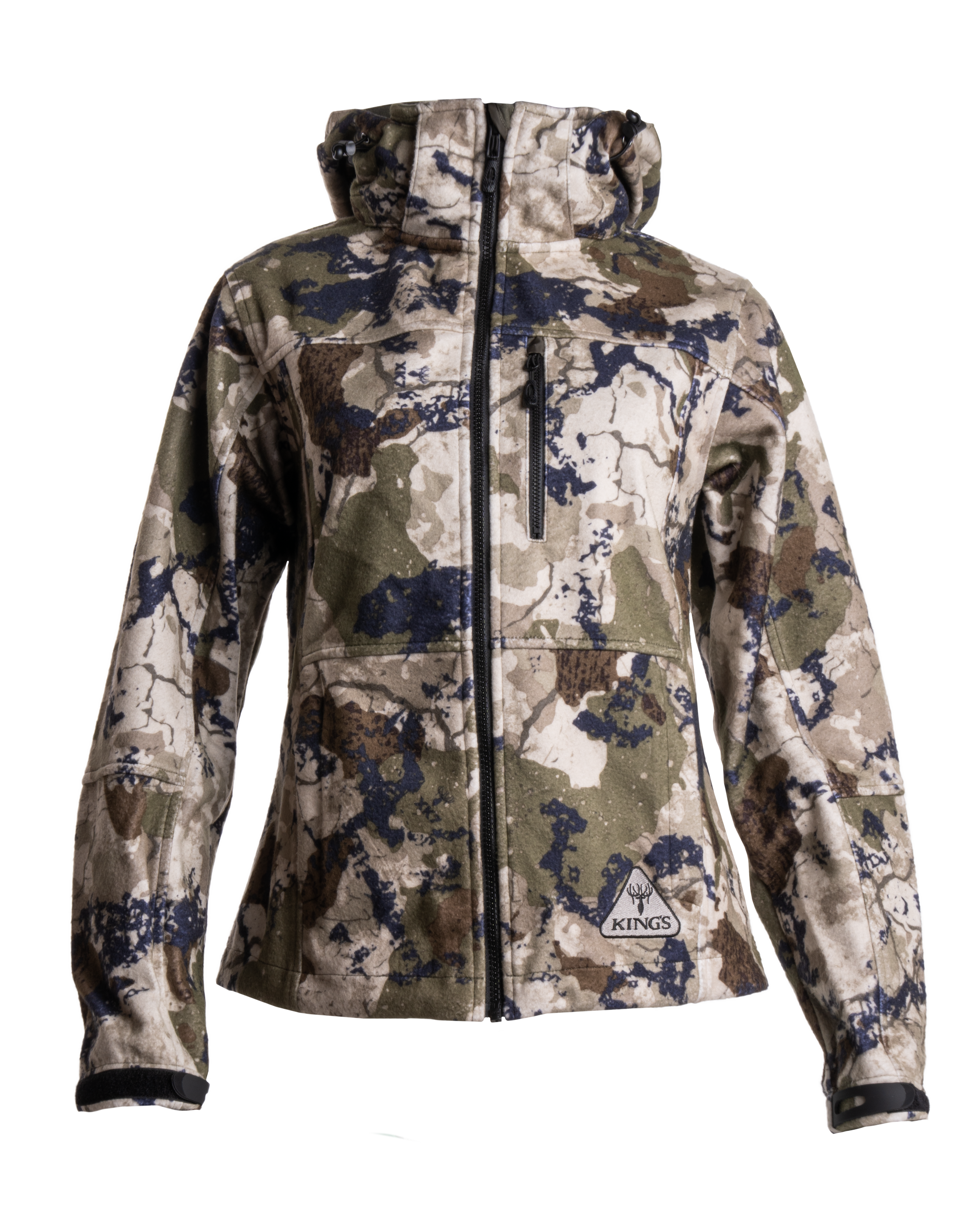 Womens camo jacket with best sale hood