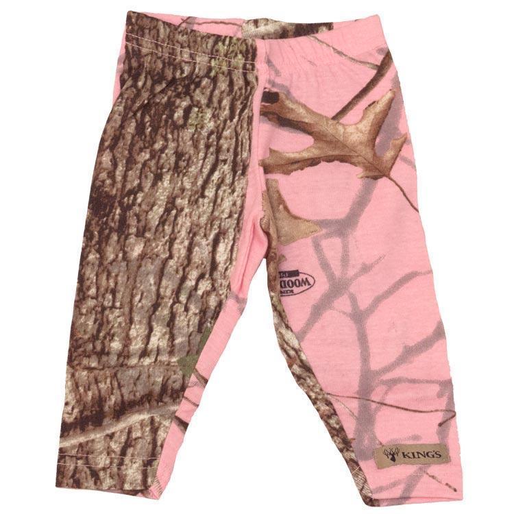 Infant Toddler Leggings Woodland Pink | King's Camo