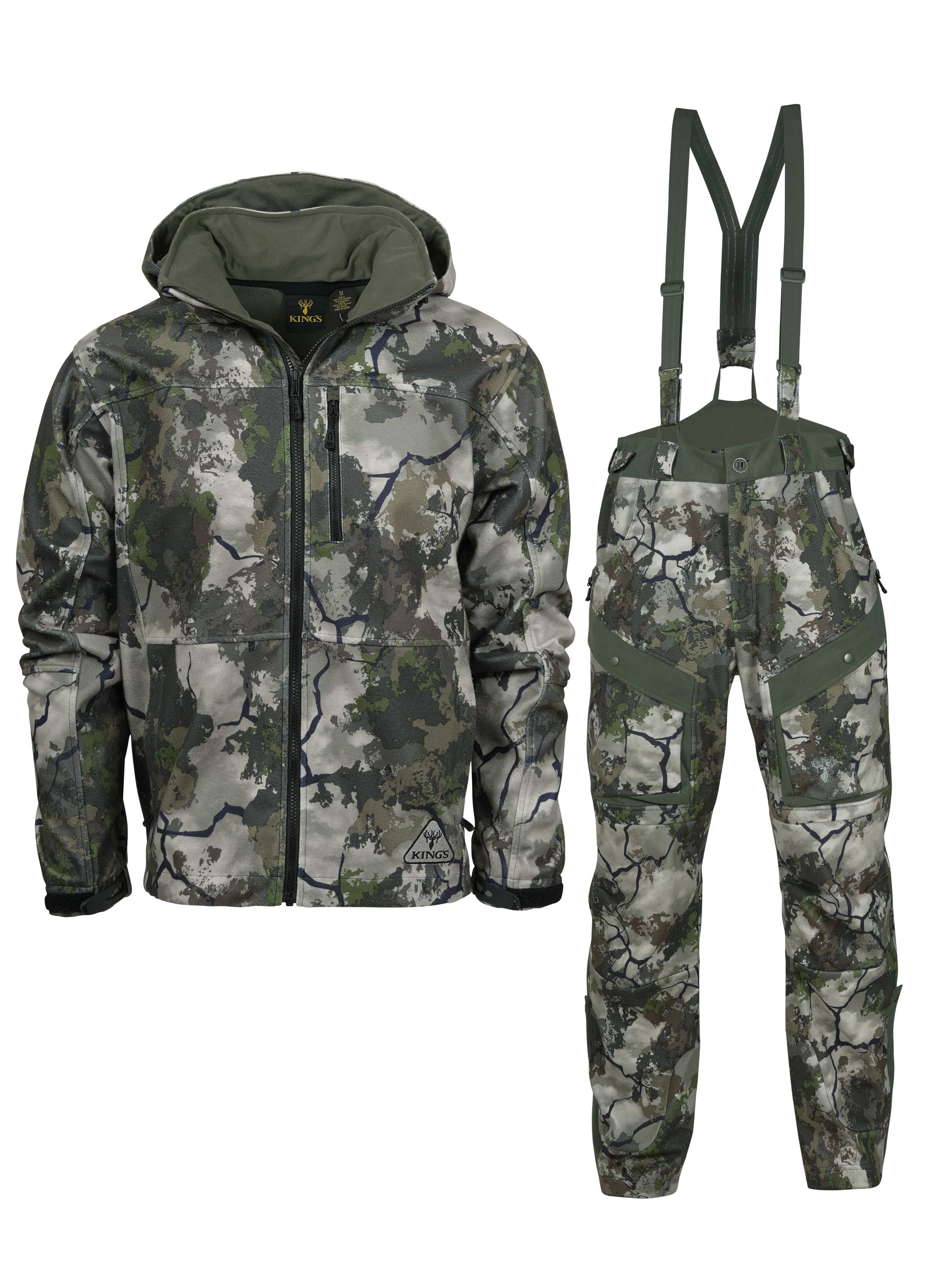 King's Camo Hunter Wind-Defender Fleece Jacket