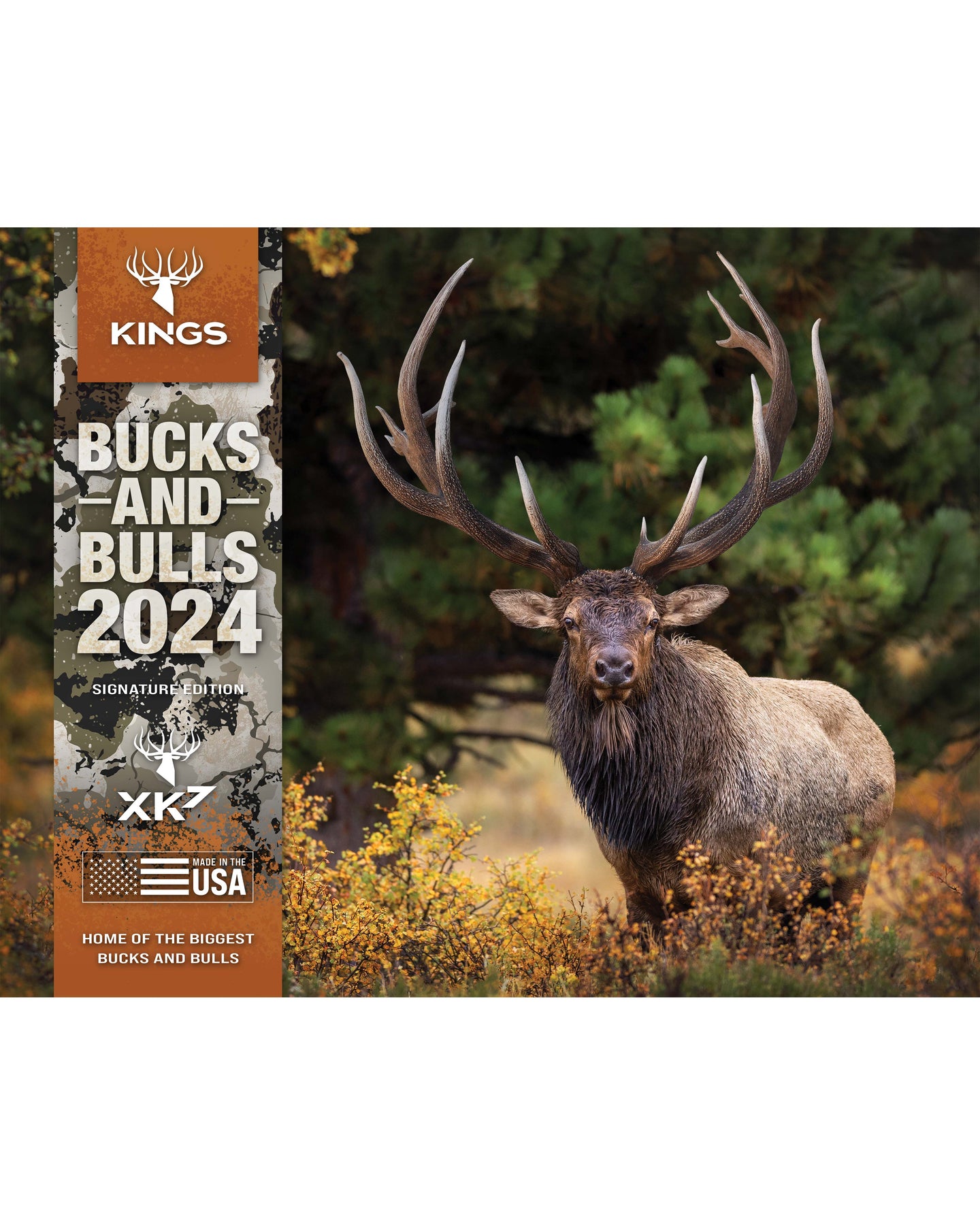 2025 Kings Bucks & Bulls Calendar Kings Camo
