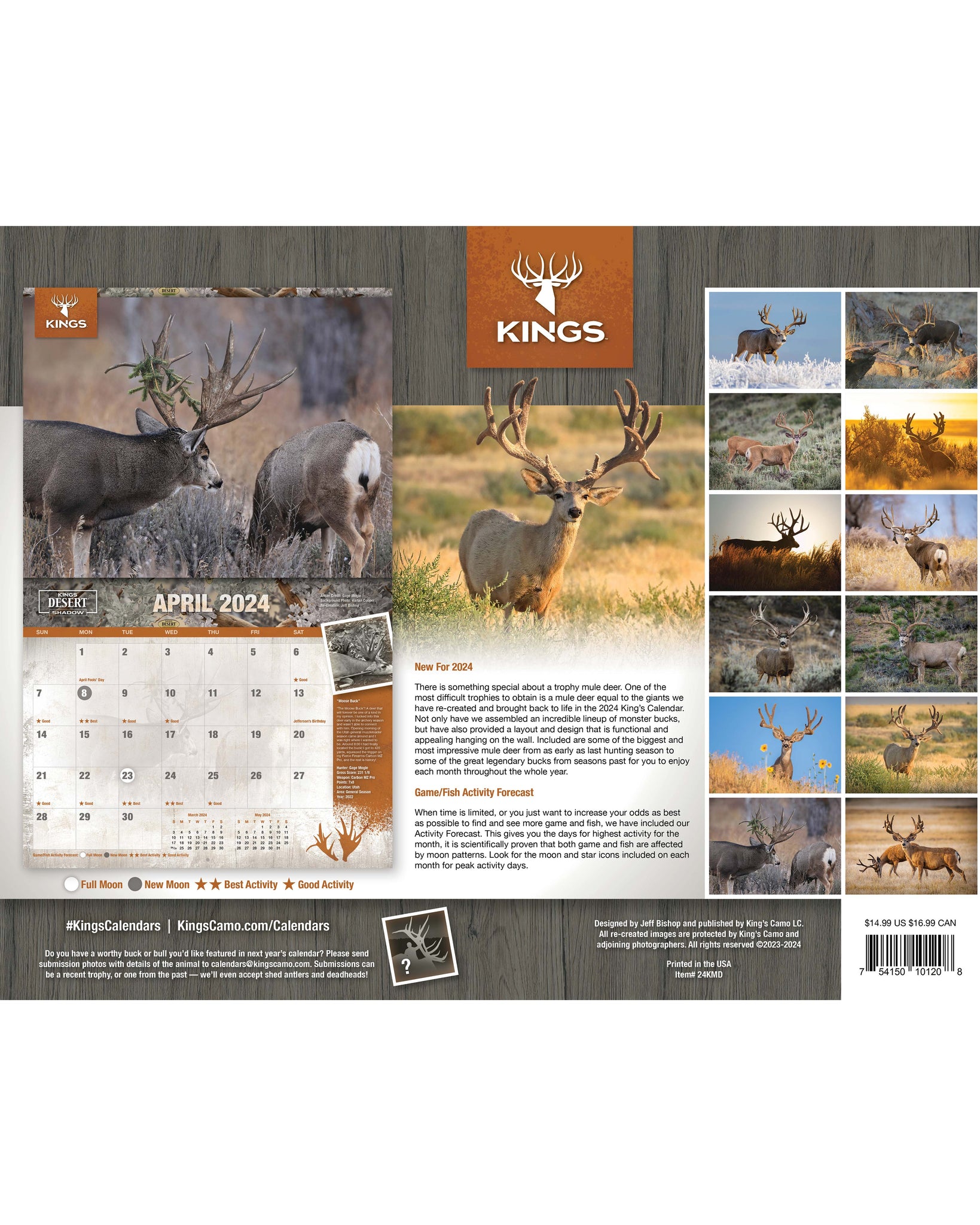 2024 Kings Mule Deer Calendar