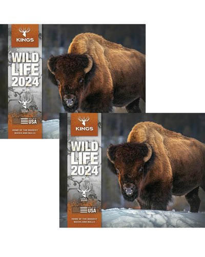 2024 Kings Wildlife Calendar TWIN PACK