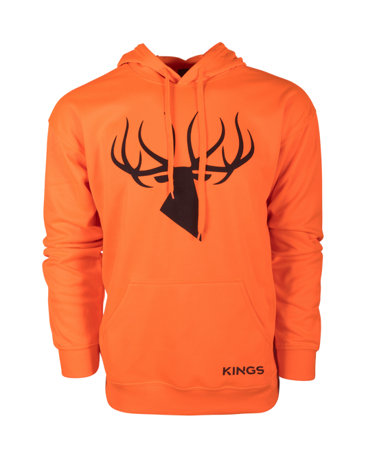 Blaze Orange Poly Hoodie King s Camo Kings Camo