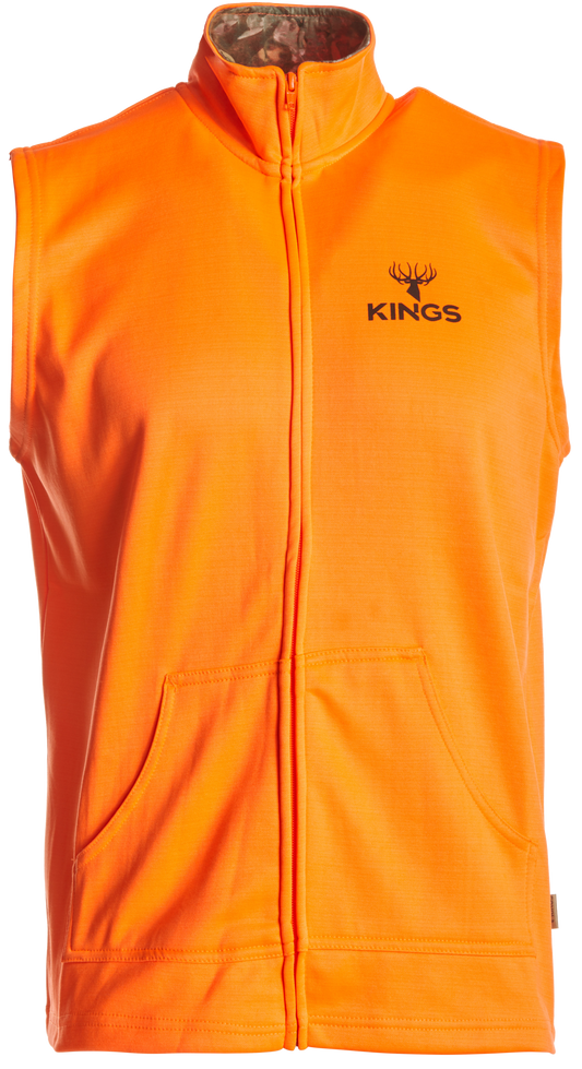 Blaze Orange Hunter Fleece Vest