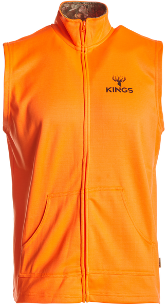 Blaze Orange Hunter Fleece Vest King s Camo Kings Camo