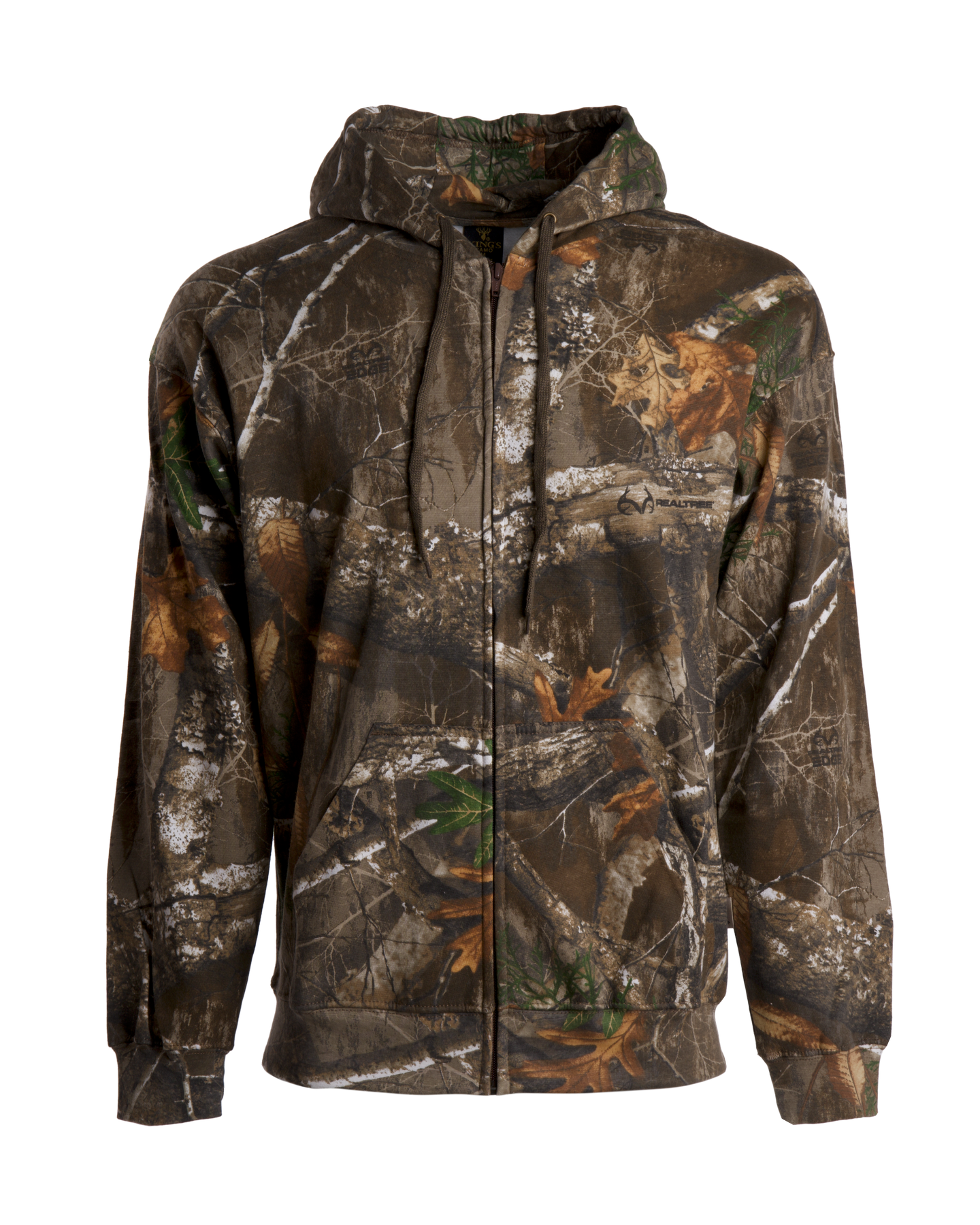 Classic Cotton Full Zip Hoodie King s Camo Kings Camo