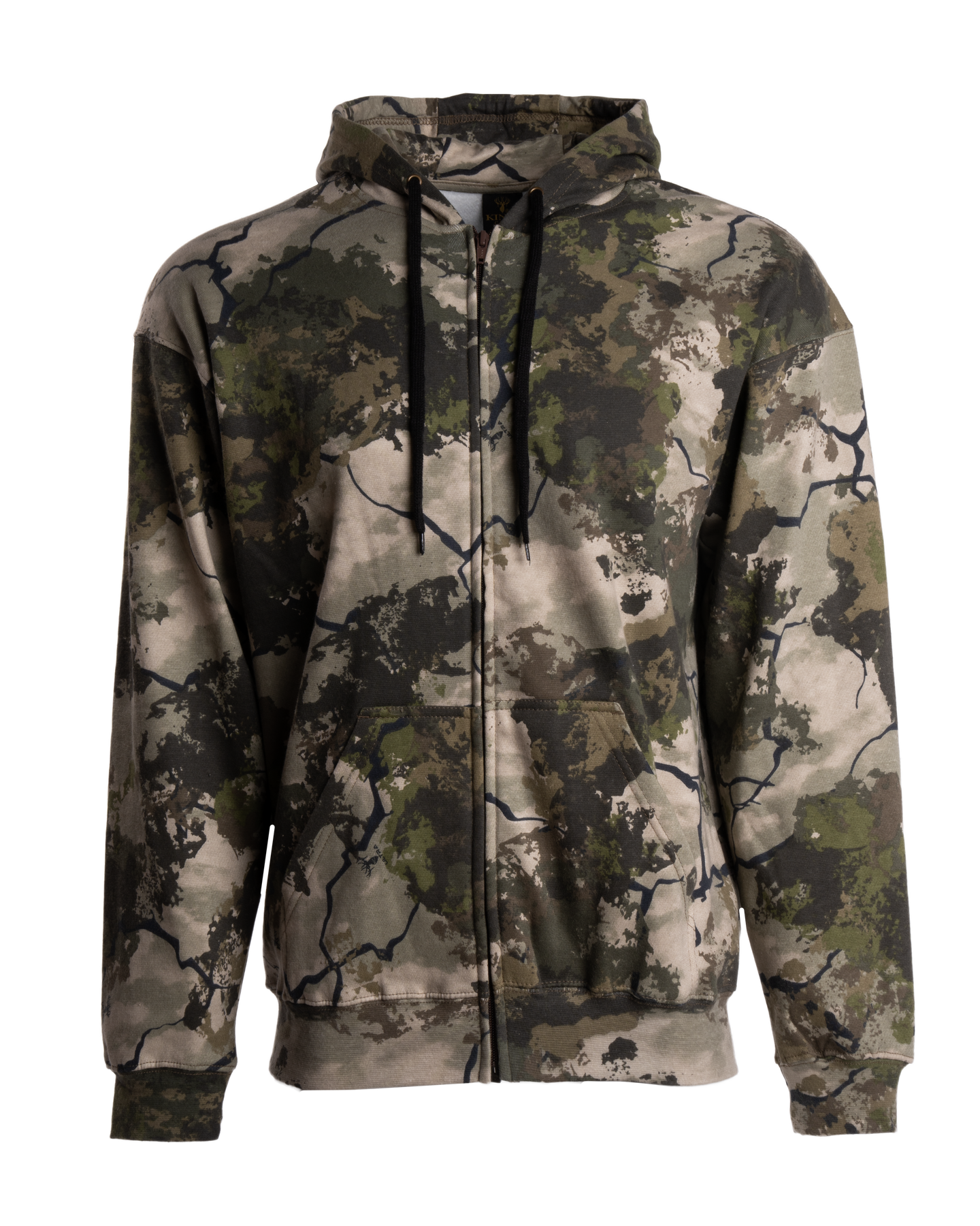Camo zip up deals hoodie