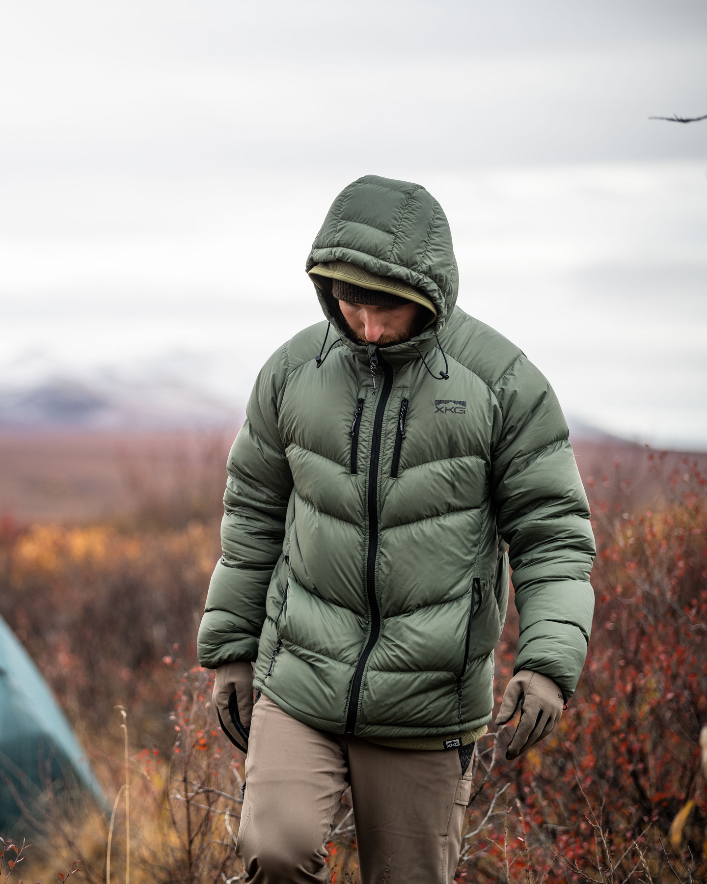 Down 2025 jacket camo