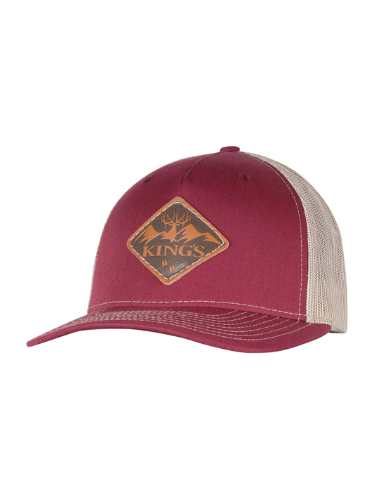 Kings Cardinal Leather Patch Hat | Kings Camo
