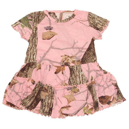 Infant Toddler Dress Woodland Pink 0/3 Months | King's Camo