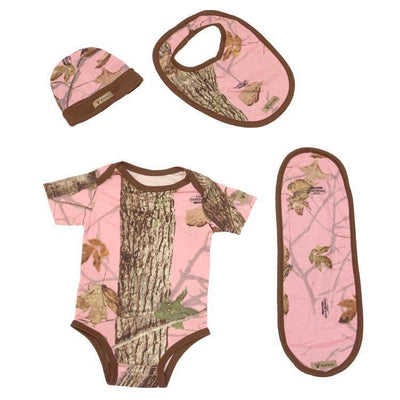 Infant Bodysuit Set in Woodland Pink 0/3 Months | King's Camo